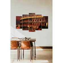 Mbb E-Ticaret Roma Manzara 5 Parçalı Mdf Tablo