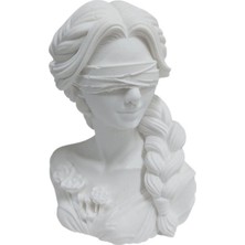 E Hobici Gözleri Bağlı Yunan Tanrıçası 9,3X7CM