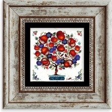 Mbb E-Ticaret Bereket Ağacı Çerçeveli Taş Tablo