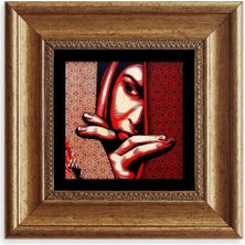 Mbb E-Ticaret Kadın Çerçeveli Taş Tablo