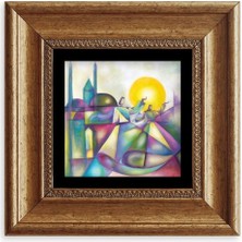 Mbb E-Ticaret Mevlana Mevlevi Çerçeveli Taş Tablo