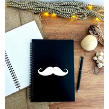 Mbb E-Ticaret Babalar Günü Bıyık Baskılı Kalem Defter Seti