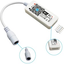 Powerr Led Aydınlatma 5V-24V Wifi Detekli Rgbw Şerit LED Kontrol 5 Pin