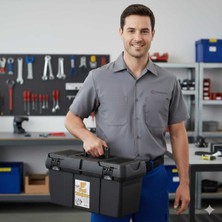 Belirtilmemiş Maxi Takım Çantası - 19 Inç - Malzeme Kutusu - Mega - Siyah (Kod 159)