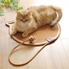Feyza Design Renkli Kedi Tırmalama Halısı ve Oyun Paspası, Eğlenceli ve Rahat Kullanım