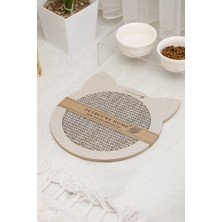 Feyza Design Doğal Sisal Kedi Tırmalama Matı ve Tahtası, Catnip Içerikli