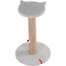 Feyza Design Yüksek Tabanlı Kedi Yüzlü Tırmalama Tahtası, Eğlenceli ve Dayanıklı Tasarım