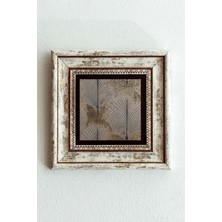 Mbb E-Ticaret Desenli Çerçeveli Taş Tablo , Çerçeveli Taş Duvar DEKORU-ENKCRCVTBL-00166