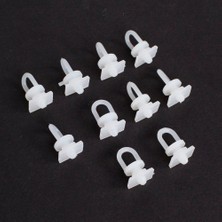 Egecen Loren Perde Düğmesi 10 Adet Dikdörtgen Tabanlı