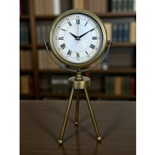 Mbb E-Ticaret Zentime Eskitme Vintage Üç Ayaklı Masa Saati