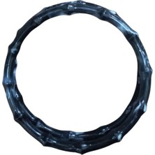 Egecen Çanta Sapı Akrilik Yuvarlak Siyah