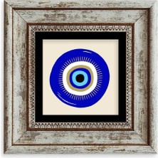 Mbb E-Ticaret Nazar Boncuğu Çerçeveli Taş Tablo