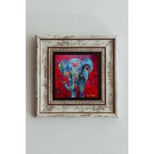 Mbb E-Ticaret Fil Tasarımlı Çerçeveli Taş Tablo , Çerçeveli Taş Duvar Dekoru