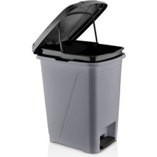 Özbience Metalik Iç Kovalı Pedallı Çöp Kovası 25 Litre, Şık ve Pratik Kullanım