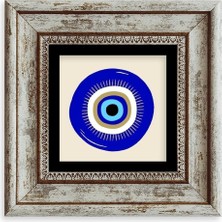 Mbb E-Ticaret Nazar Boncuğu Çerçeveli Taş Tablo