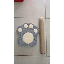 Feyza Design Renkli Desenli Kedi Tırmalama Direği, Dayanıklı ve Eğlenceli Tasarım