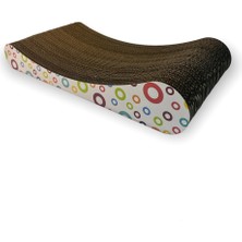 Feyza Design Karton Kedi Tırmalama 44X8X21, Eğlenceli ve Güvenli Tırmalama Oyuncağı