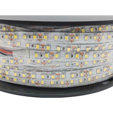 Powerr Led Aydınlatma 12 Volt 8 mm 2835 Smd 6500K Beyaz Iç Mekan 120 Ledli 100 Metre Şerit LED