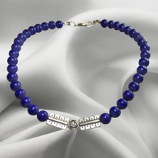 Reina Del Corazen El Yapımı Doğal Mavi Yeşim  Antik  Kolye  – Otantik Tasarım, Tarihî Ilhamlı, Bolluk ve Huzur Enerjili Şık Takı