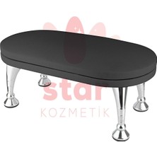 Siyah Renk Manikür Sehpası ve Yastık Seti, Şık ve Kullanışlı Tasarım