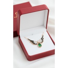 Çekirdek Jewelry 925 Ayar Gümüş Melek Kolye