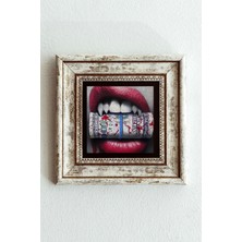 Mbb E-Ticaret Çerçeveli Taş Tablo , Çerçeveli Taş Duvar DEKORU-ENKCRCVTBL-00202