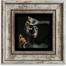 Mbb E-Ticaret Kadın Çerçeveli Taş Tablo