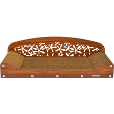 Feyza Design Karton Kedi Tırmalama Geniş Koltuk 68X20X25 Cm, Eğlenceli ve Rahat Kullanım