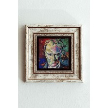 Mbb E-Ticaret Atatürk Çerçeveli Taş Tablo , Çerçeveli Taş Duvar DEKORUENKCRCVTBL-00206