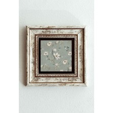 Mbb E-Ticaret Çiçek Desenli Çerçeveli Taş Tablo , Çerçeveli Taş Duvar DEKORU-ENKCRCVTBL-00183