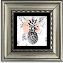 Mbb E-Ticaret Ananas Çerçeveli Taş Tablo