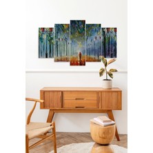 Mbb E-Ticaret Bağ Bozumu Hüzün Sonbahar 5 Parçalı Mdf Tablo