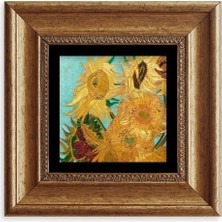 Mbb E-Ticaret Ayçiçeği Çerçeveli Taş Tablo