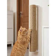 Feyza Design Dayanıklı ve Şık 51 cm Duvara Monte Kedi Tırmalama Tahtası