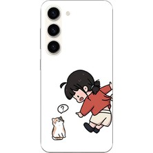 TechTree Samsung Galaxy S23 Uyumlu Zorla Çekiştirilen Sevgili - Çift Kombini Baskılı Silikon Kılıf