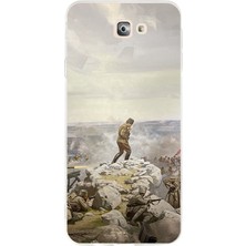 TechTree Samsung Galaxy J7 Prime Uyumlu Cephede Komutan Bağımsızlık Atatürk Baskılı Silikon Kılıf