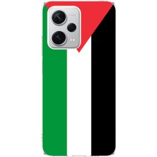 TechTree Redmi Note 12 Pro Plus Uyumlu Filistin Bayrağı Baskılı Silikon Kılıf