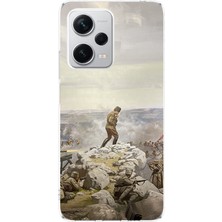 TechTree Redmi Note 12 Pro Plus Uyumlu Cephede Komutan Bağımsızlık Atatürk Baskılı Silikon Kılıf