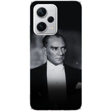 TechTree Redmi Note 12 Pro Plus Uyumlu Zarafet ve Asalet: Atatürk Smokinli Baskılı Silikon Kılıf