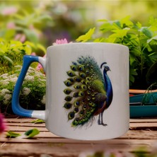 Game Fruy Sevimli Kuş Çift Taraf Baskılı Kupa- Seramik Çay, Kahve Hediyelik Bardağı