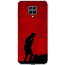 TechTree Redmi Note 9 Pro-9s Uyumlu Gölge ve Siluet Detaylı Atatürk Baskılı Silikon Kılıf