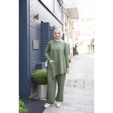 Nisum Moda Asimetrik Kesim Cepli Modal Takım