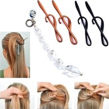 Timion Kolay Saç Toplama Örgü Yapma Tokası Saç Şekillendirme Seti (5148)