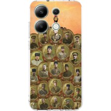 TechTree Redmi Note 13 4g Uyumlu Atatürk ve Kurtuluş Savaşı Komutanları Baskılı Silikon Kılıf