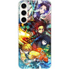TechTree Samsung Galaxy S24 Plus Uyumlu Demon Slayer Efsanesi:iblis Avcıları Baskılı Silikon Kılıf