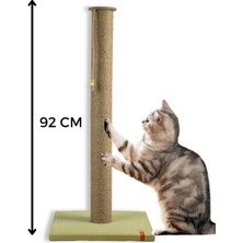 Feyza Design 90 cm Uzun Tırmalama Tahtası, Catnipli Kedi Tırmalama Platformu