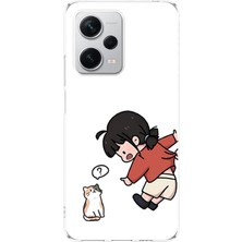 TechTree Redmi Note 12 Pro Plus Uyumlu Zorla Çekiştirilen Sevgili - Çift Kombini Baskılı Silikon Kılıf