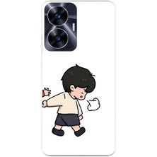 TechTree Realme C55 Uyumlu Zorla Götürülen Sevgili - Çift Kombini Baskılı Silikon Kılıf