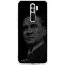 TechTree Redmi Note 8 Uyumlu Gençliğe Hitabe Yazılı Atatürk Silüeti Baskılı Silikon Kılıf