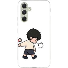 TechTree Samsung Galaxy A15 Uyumlu Zorla Götürülen Sevgili - Çift Kombini Baskılı Silikon Kılıf